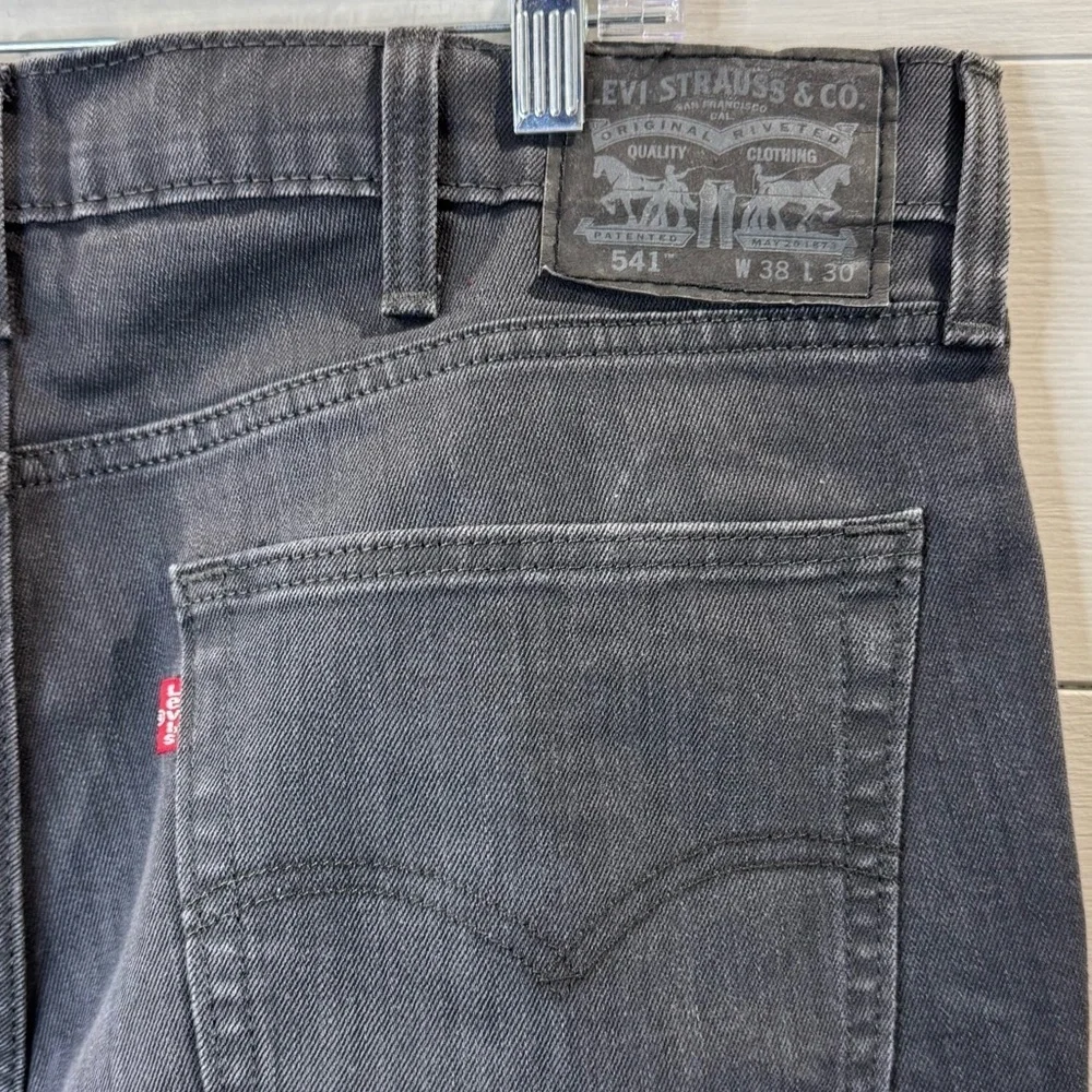 Levi's | Mens Dark Gray Straight Leg Jeans Size 38 x 30